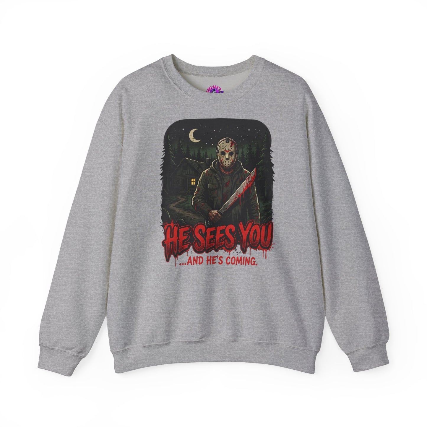 He Sees You Sweater