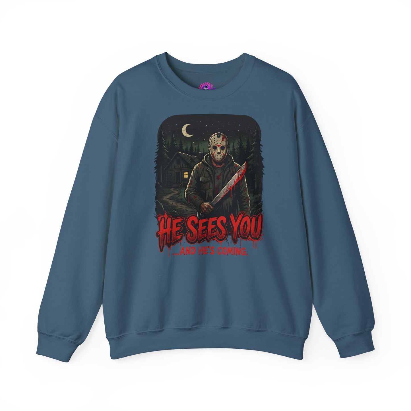 He Sees You Sweater