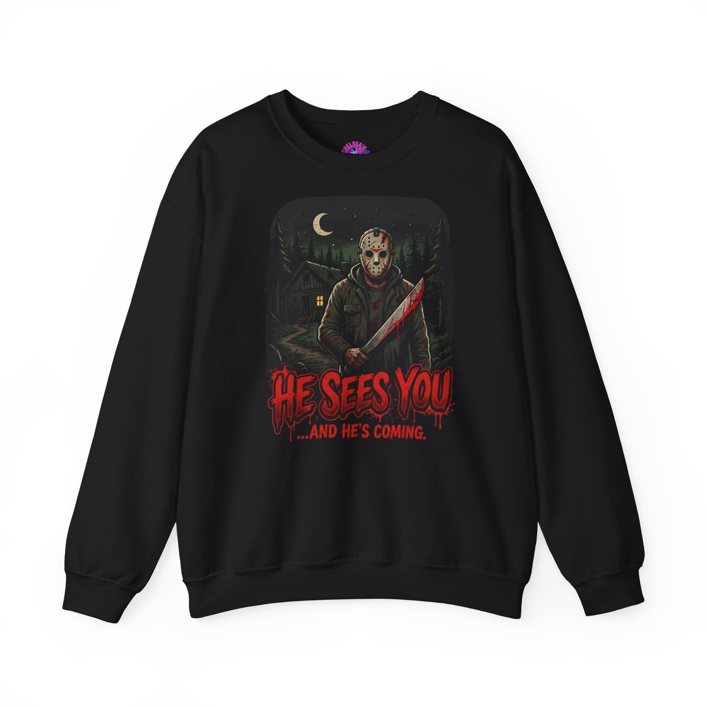He Sees You Sweater